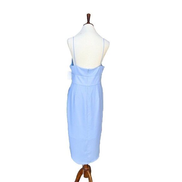 Women's Cooper St Lily Drape Sheath Dress Size 10 - Blue - Picture 3 of 16